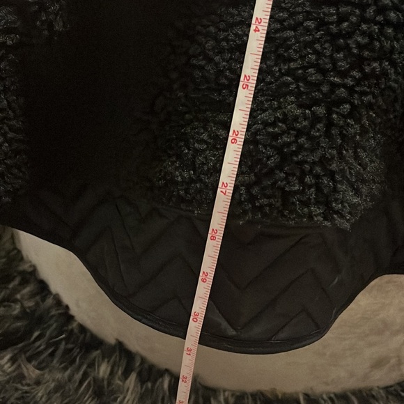 Athleta black cozy Sherpa snap 1/4 snap sweatshirt, small, new - Picture 12 of 14